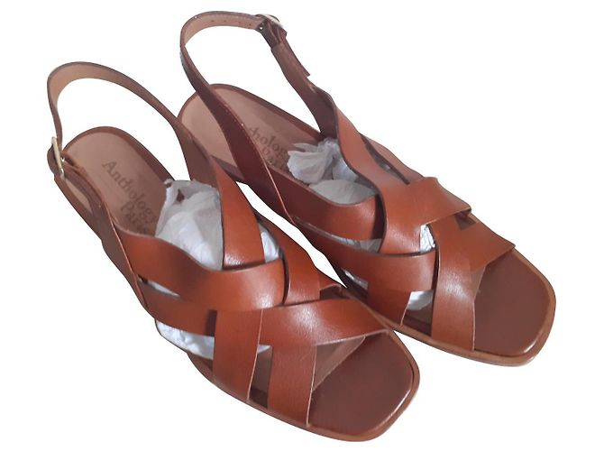 Anthology Paris Sandals Light brown