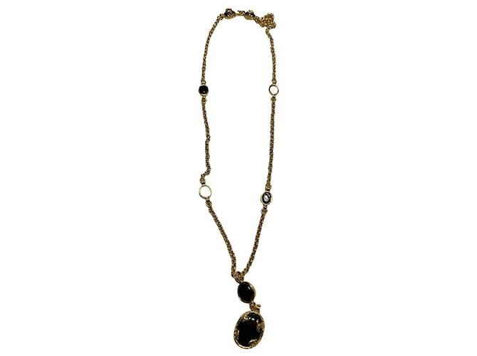 Chanel Long necklaces Golden Metal  ref.917656