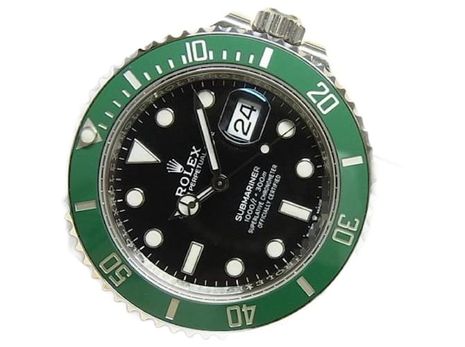 ROLEX Submariner date green bezel Ref.126610LV '22 purchased Mens Black  Steel ref.554288 - Joli Closet