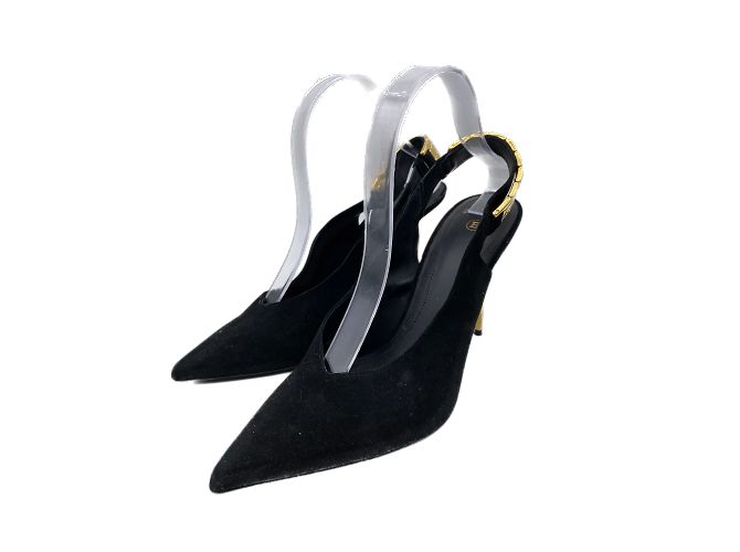 Talons Balmain T.EU 40 Suède Noir