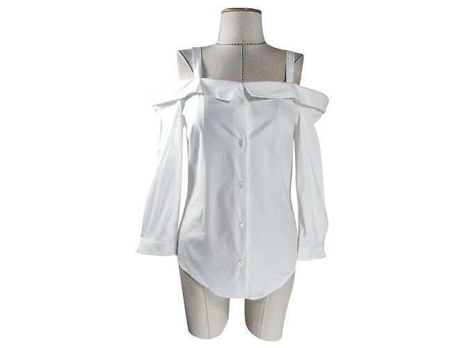 Autre Marque Sara Roka Camicia Cher Bianca Bianco