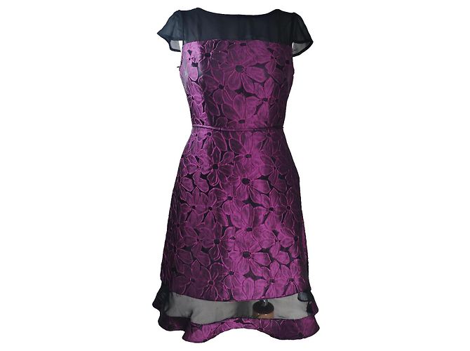 Autre Marque Adrianna Papell Kleid Lila