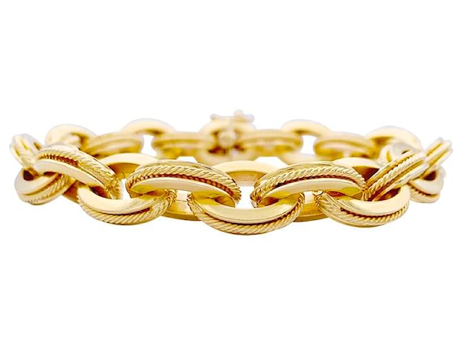 inconnue Bracelet vintage en or jaune.  ref.918670