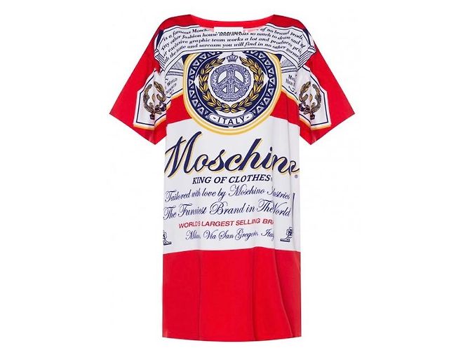 Vestido Moschino Couture em Viscose Multicor