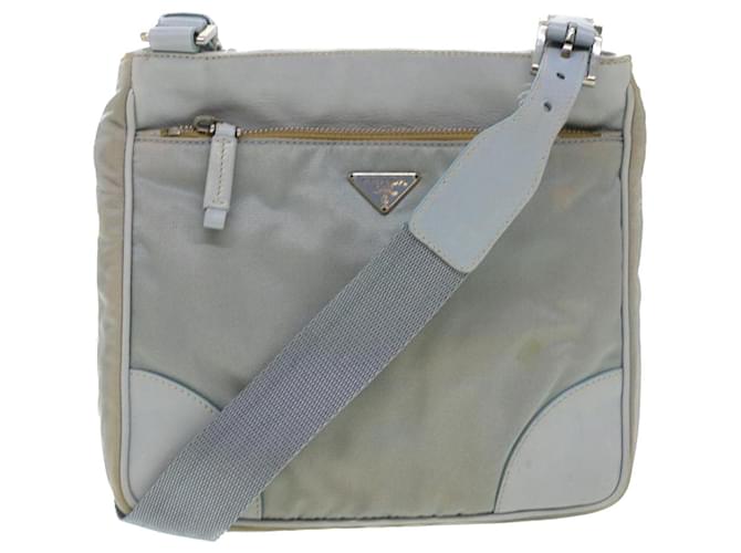 PRADA Shoulder Bag Nylon Blue Auth yk6849b  ref.919975