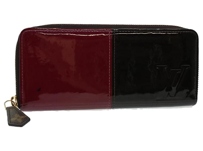 LOUIS VUITTON Vernis Portefeuille Miroir Wallet Amarante Magenta M64403 LV 41689 Patent leather  ref.920003
