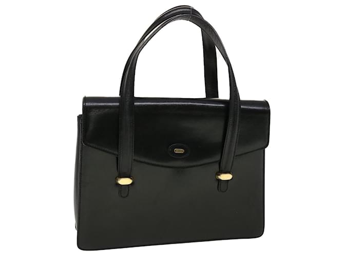 BALLY Shoulder Bag Leather Black Auth bs5200  ref.920012