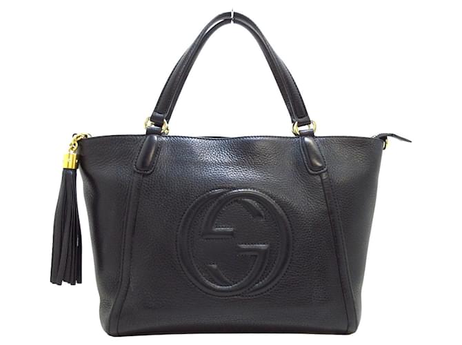 Gucci Soho Black Leather  ref.919169