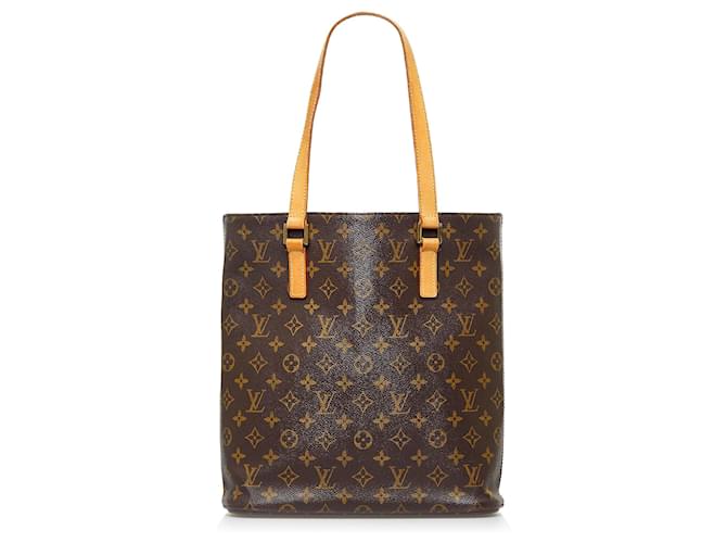 Pre-Owned Louis Vuitton Vavin GM Brown Monogram Canvas Tote Bag w/ Gol 