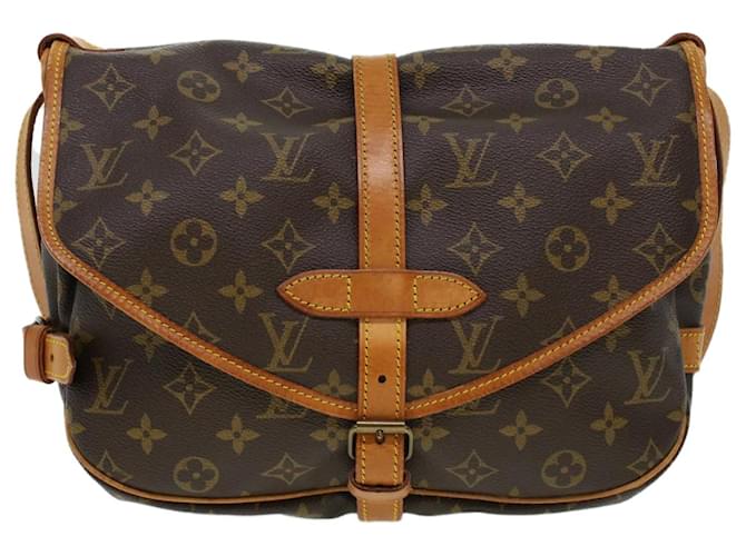 Louis Vuitton Monogram Saumur 30 Shoulder Bag M42256 LV Auth 41621 Cloth  ref.919943