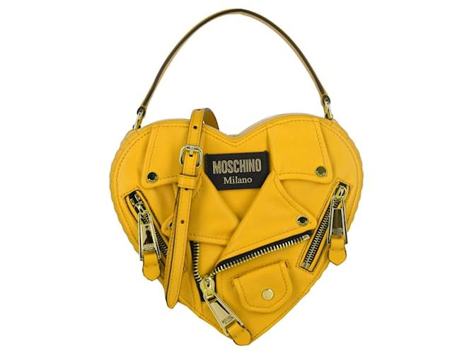 ハンドバッグ MOSCHINO COUTURE Woman Handbag Yellow MC4271PP0MOA0400 400 Moschino Vintage Yellow Leather Tweed Handbag – Vintage by Misty