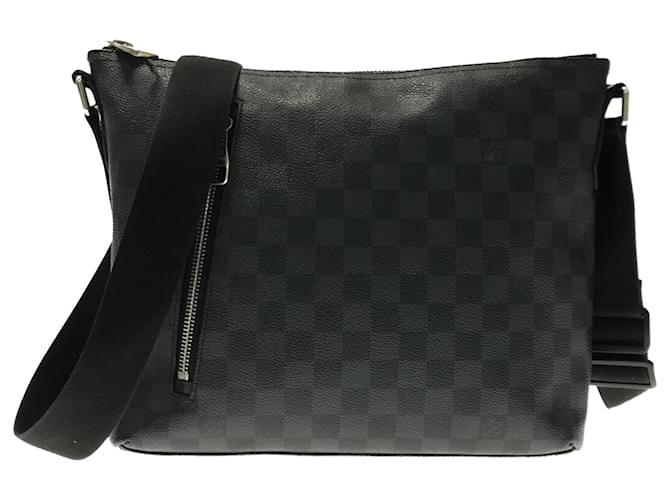 Louis Vuitton Black Damier Graphite Mick PM Cloth ref.920279 - Joli Closet