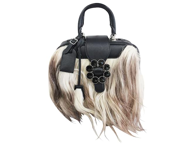 Louis Vuitton Limited Edition Transsiberian Goat Hair Tote Bag