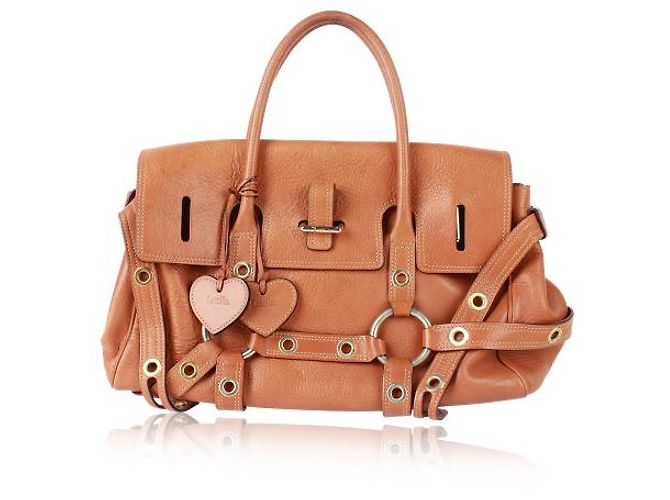 Luella Cabas en cuir beige Marron
