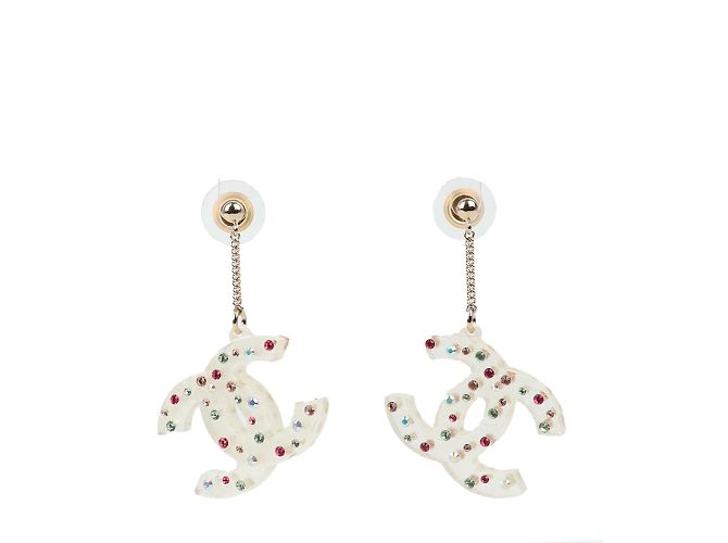 CHANEL Orecchini T.  plastica Multicolore