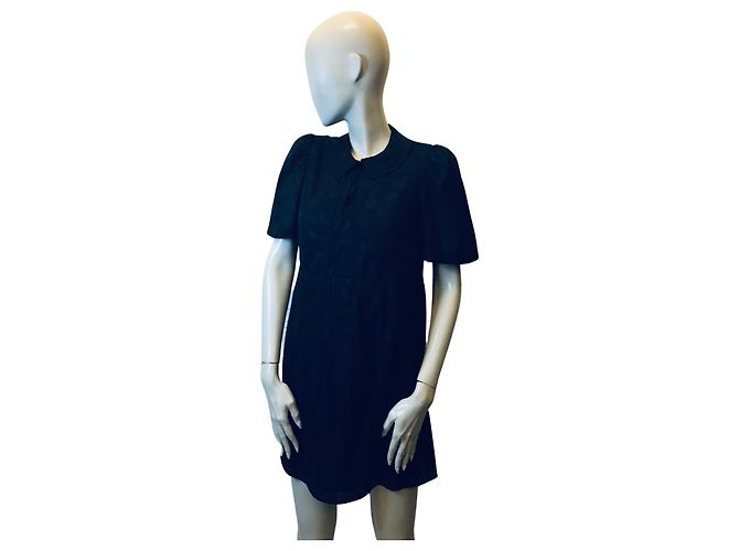 Vestido de bolinhas See By Chloé Preto
