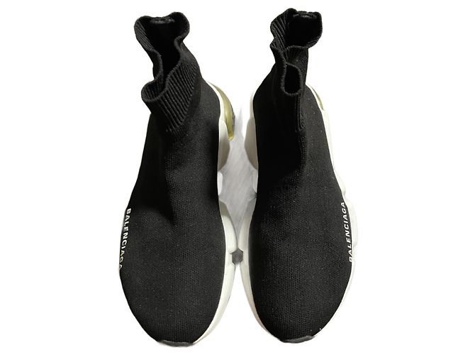 Baskets Balenciaga Noires en Caoutchouc Enfant