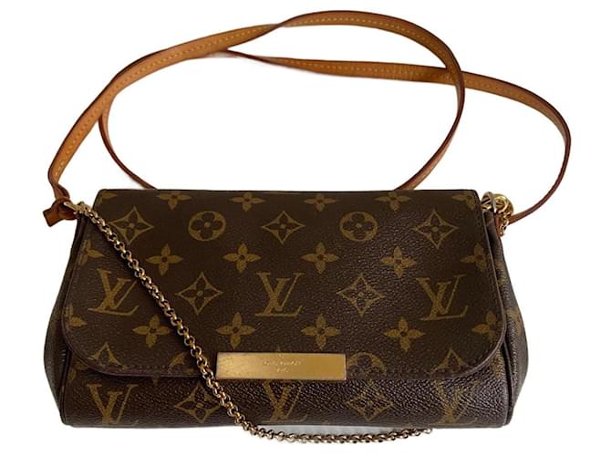 Louis Vuitton favorite mm monogram crossbody bag Brown Cloth ref