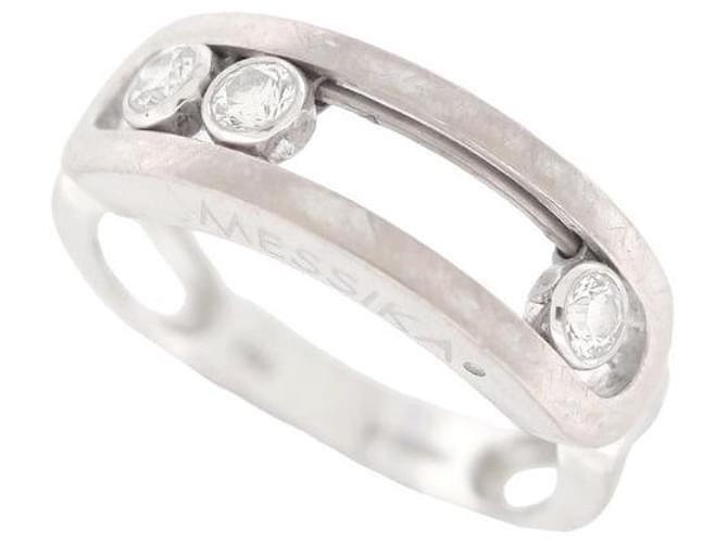 MESSIKA MOVE CLASSIC RING 03998-WG 53 diamants 0.25ct white gold 18K RING Silvery  ref.920732