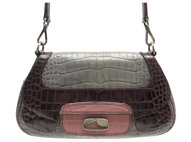 Prada alligator online purse