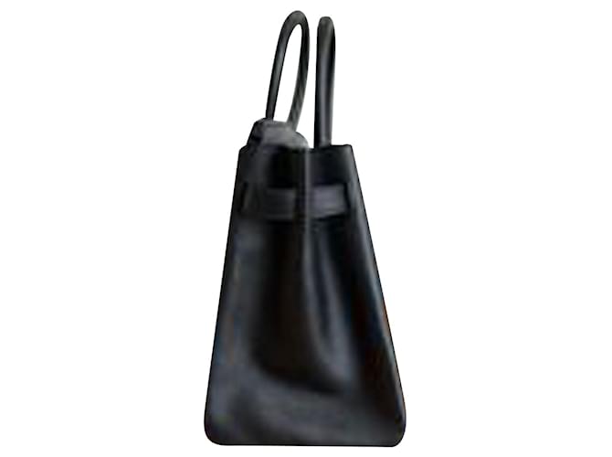 Hermès HERMES BIRKIN 30 Tote Bag in Black Epsom Leather  ref.921416