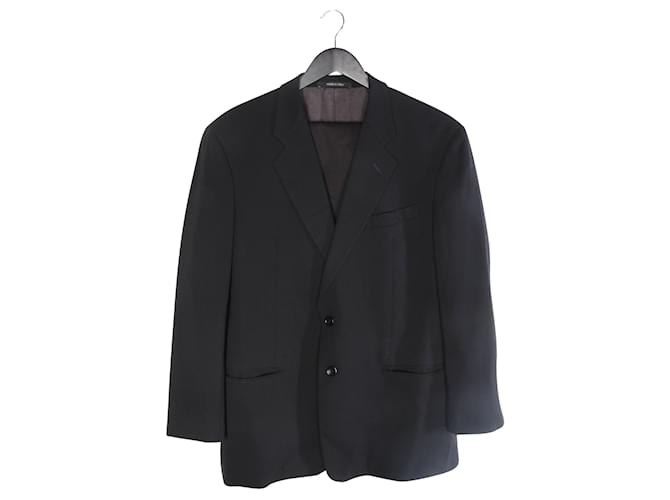 Armani Wool coat Black  ref.921421