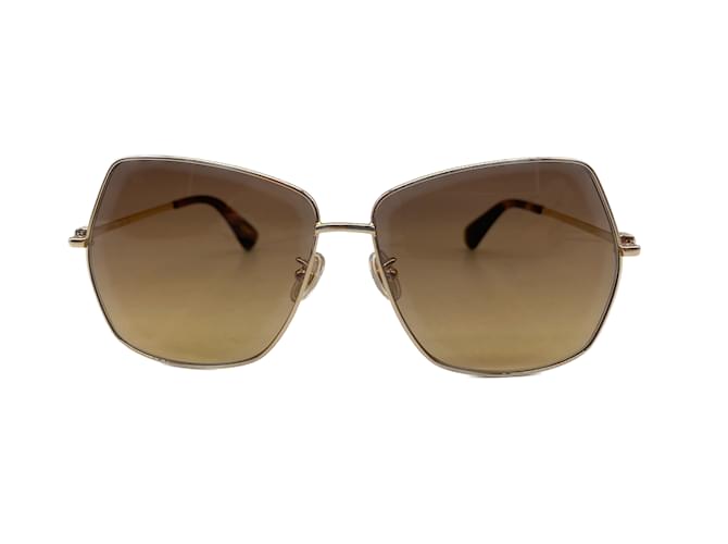 MAX MARA  Sunglasses T.  metal Golden  ref.921484