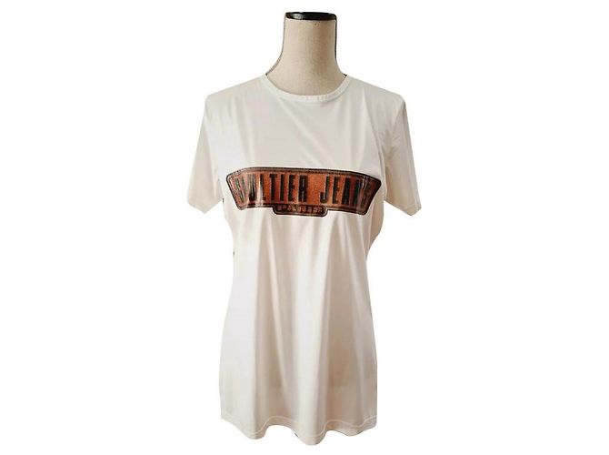 Jean Paul Gaultier Weißes Oberteil aus Polyester