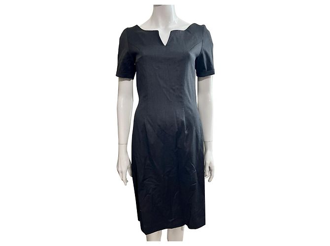 Joseph Soho Wollkleid - Bleistiftkleid Anthrazitgrau
