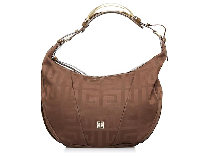 Brown Givenchy Monogram Nylon Tote Bag
