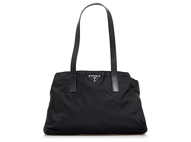 Prada Black Tessuto Tote Nylon Cloth ref.922100 - Joli Closet