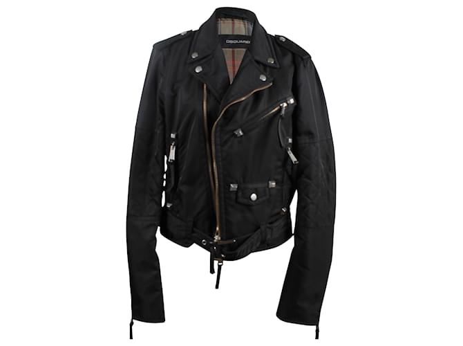 Dsquared2 Biker jacket Black  ref.922163