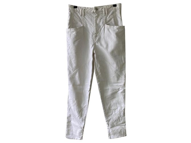Calça jeans branca Isabel Marant Branco