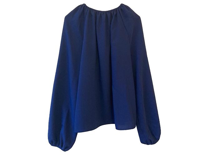 Blaue Bluse von See by Chloé Marineblau