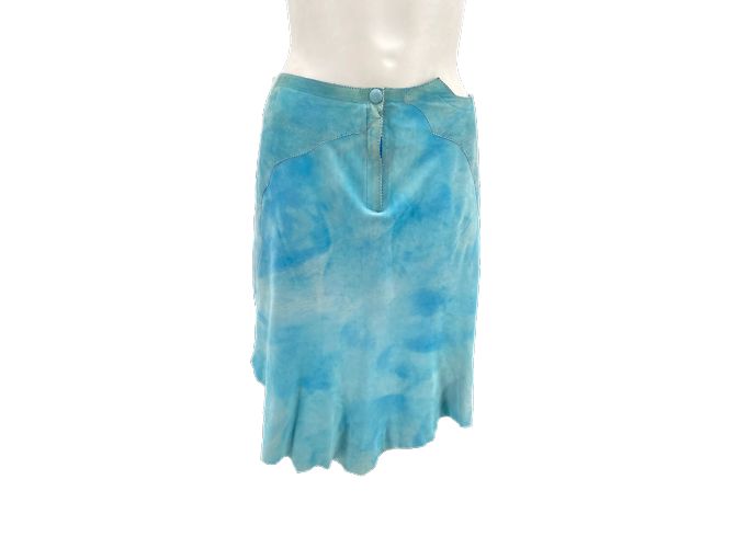 Balmain skirts T.FR 38 Polyester Blue