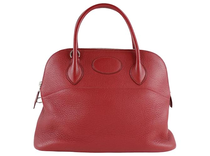 Hermès Bolide Red Leather  ref.922839