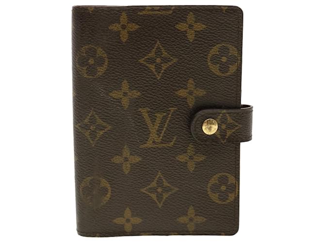Louis Vuitton Agenda Cover Brown Cloth  ref.923078
