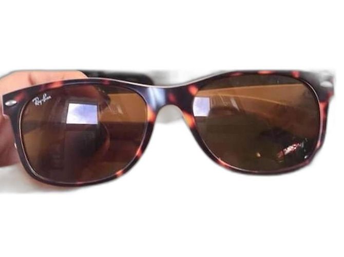 Ray-Ban ORIGINAL VINTAGE RAY BAN SUNGLASSES WITH CONTAINER - Leopard Print ️ Brown