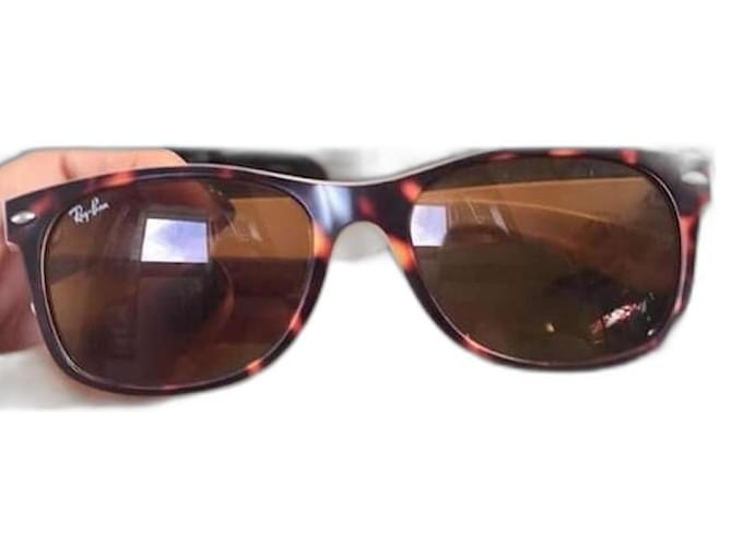 Ray-Ban ORIGINAL VINTAGE RAY BAN SUNGLASSES WITH CONTAINER - Leopard Print ️ Brown  ref.923142