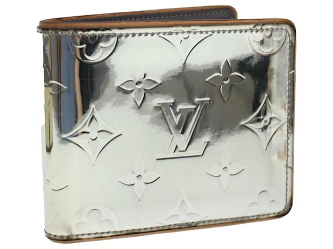 Louis Vuitton Womens Metallic Empreinte Leather Monogram Sarah Wallet Silver