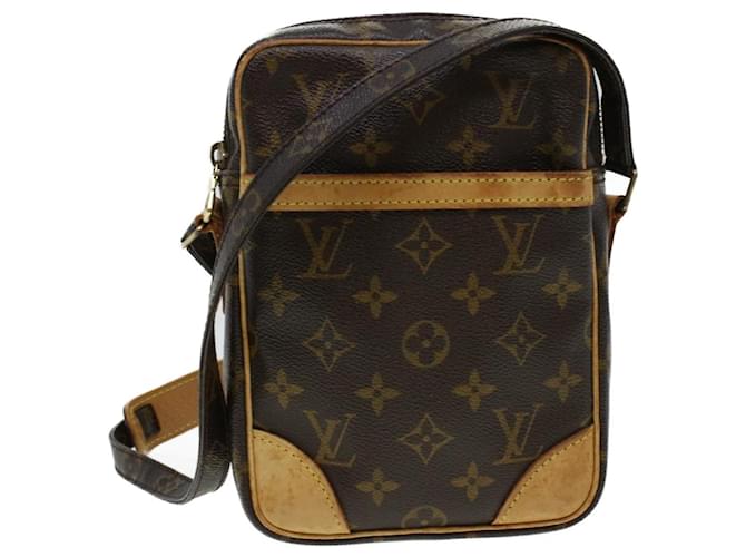 LOUIS VUITTON Monogramm Donau Umhängetasche M.45266 LV Auth 42041 Leinwand  ref.923390