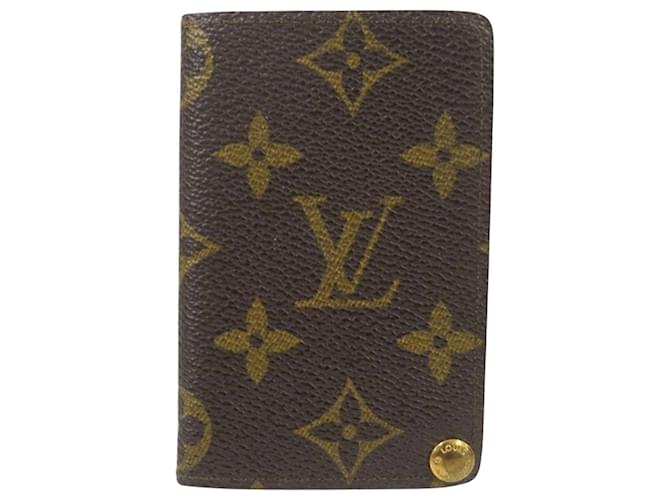 Louis Vuitton Monogram Porte cards Credit Pression Card Holder