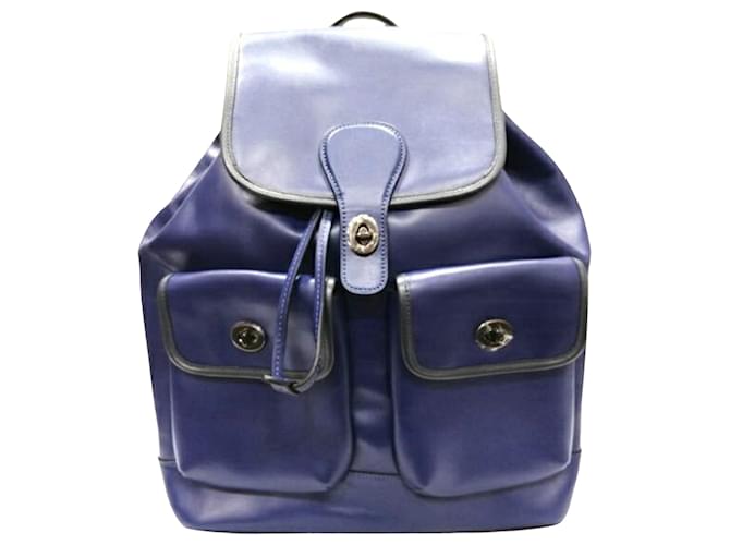 Coach Blue Leather  ref.923561