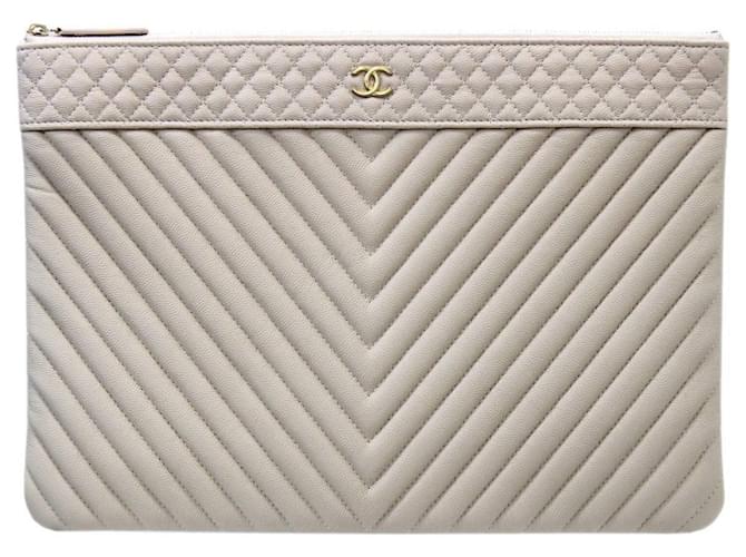 Timeless Chanel Camelo Couro  ref.923571