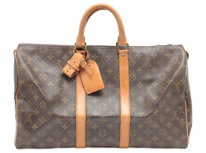 Louis Vuitton Keepall 45 Brown Cloth ref.923794 - Joli Closet