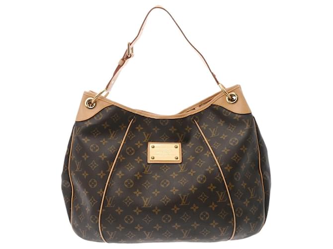 Louis Vuitton Galliera Gm Monogram Shoulder Bag Brown Cloth ref