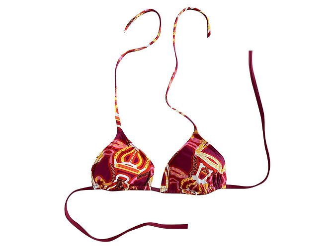 Top de maiô Hermès Amelia Rose Ixora Multicor