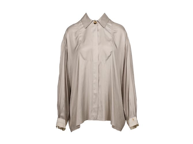 Übergroßes Lanvin-Hemd Grau