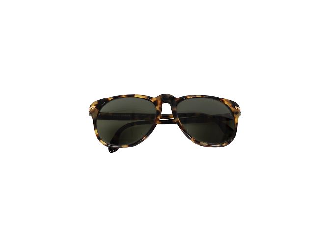 Occhiali da sole leopardati retrò Giorgio Armani Multicolore