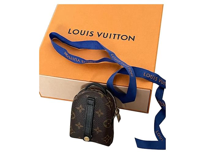 Louis Vuitton Palm Springs Marrom Lona  ref.924657